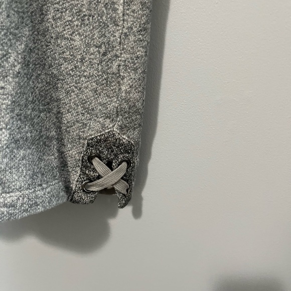 Gray V-Neck sweatshirt lounge dress size XL - Picture 2 of 7